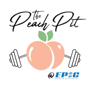THE PEACH PIT - WOMEN'S FITTED T-SHIRT - WHITE - MQ21XV Design
