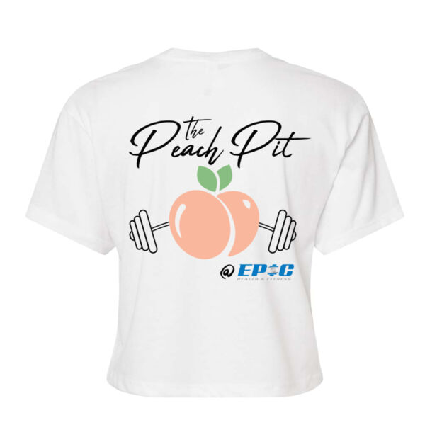 THE PEACH PIT - WOMEN'S CROPPED T-SHIRT - WHITE - $7TRGVE$ Thumbnail