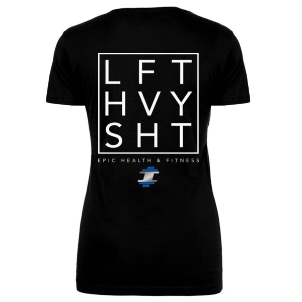 EPIC - LFT HVY SHT - WOMEN'S FITTED T-SHIRT - BLACK - Y5D1WT Thumbnail
