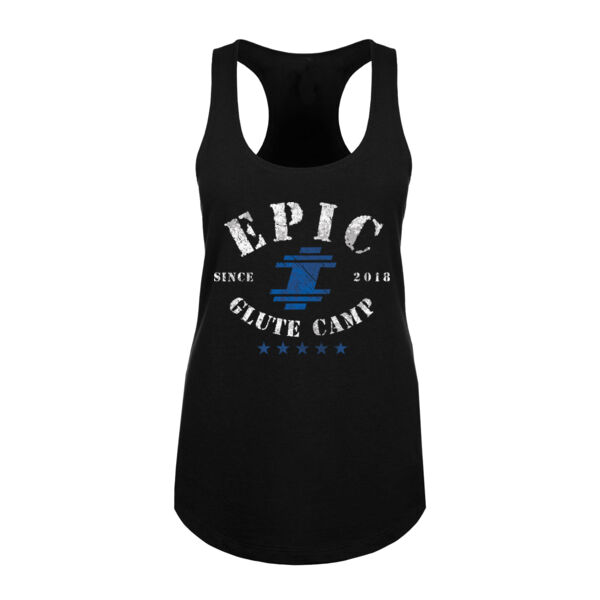 EPIC - GLUTE CAMP - WOMEN'S FITTED TANK TOP - BLACK - $QY3SGV$ Thumbnail
