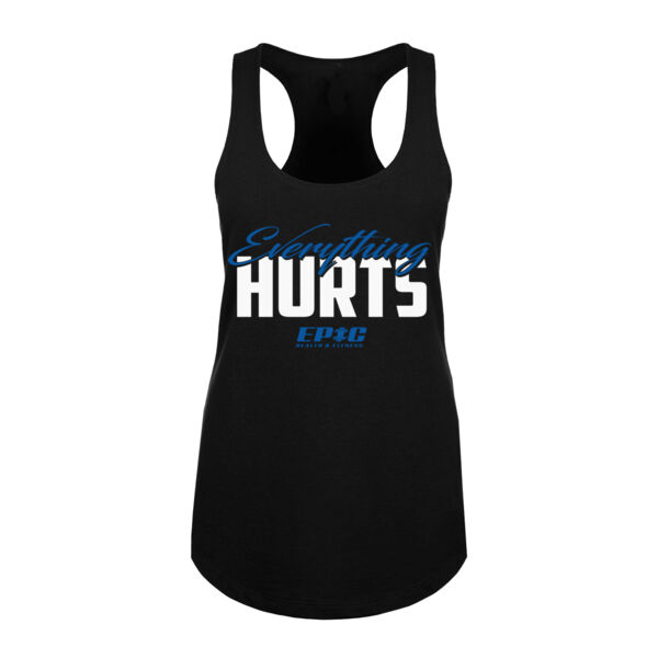 EVERYTHING HURTS - WOMEN'S FITTED TANK TOP - $JKA7T8$ Thumbnail